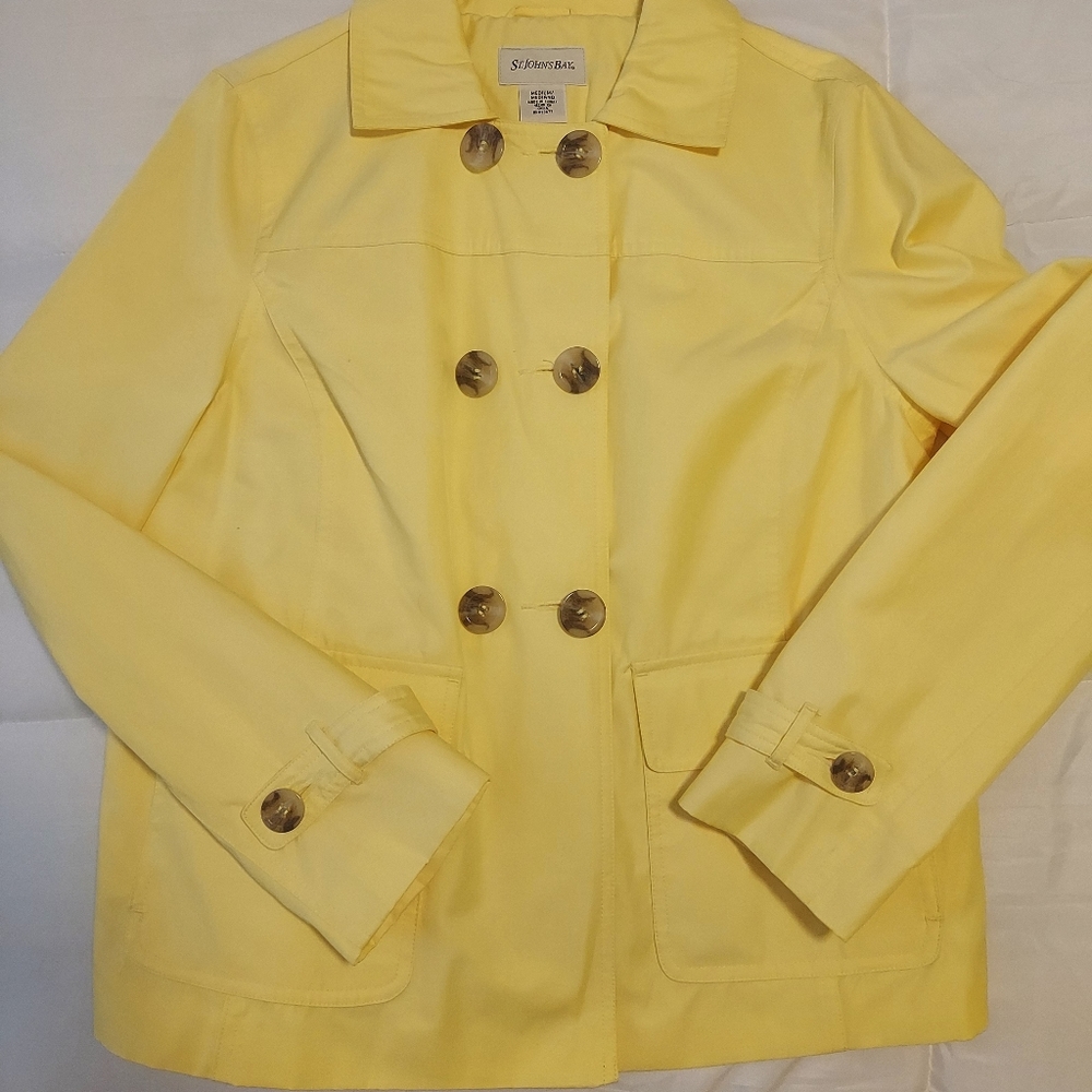 St. John's Bay, medium yellow lightweight jacket